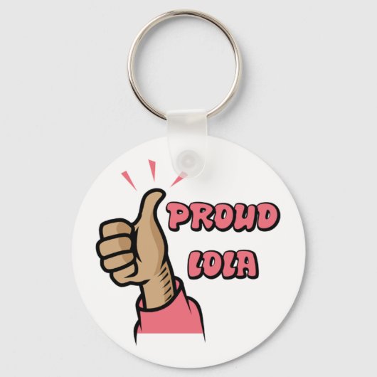 sleutelhanger "Proud Lola" (Voorkant)