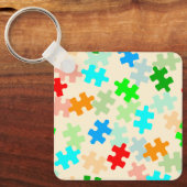 Sleutelhanger puzzelstukjes (Voorkant)
