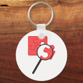 Sleutelhanger puzzelstukjes