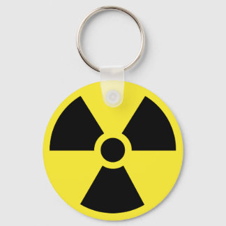 Sleutelhanger radioactief symbool