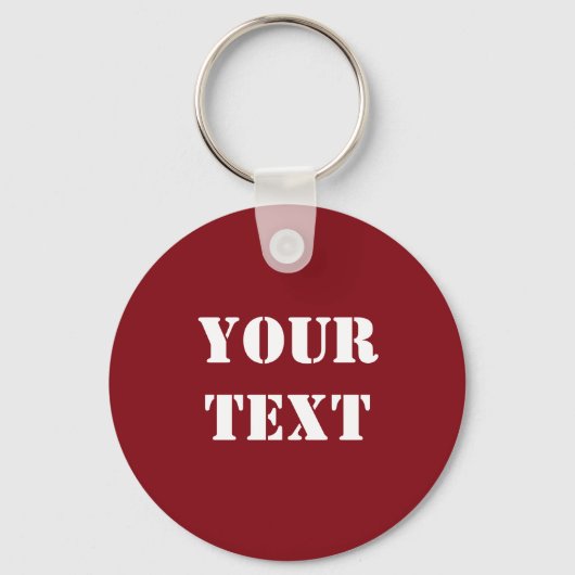 Sleutelhanger Raglan Red Sjabloon (Voorkant)