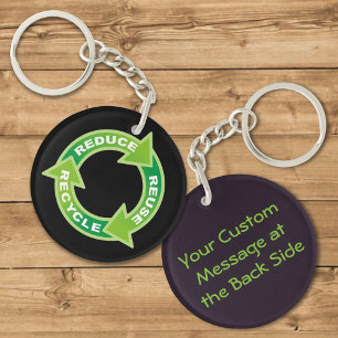 Sleutelhanger Reduce Hergebruik Recycle