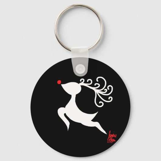Sleutelhanger rendier 2 (Voorkant)