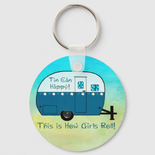 SLEUTELHANGER Retro Camper Textured