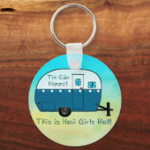 SLEUTELHANGER | Retro Camper Textured (Voorkant)