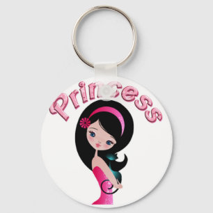 Sleutelhanger Retro Pink Princess
