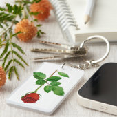 Sleutelhanger rode rozenrood (Voorkant Rechts)