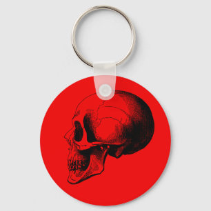 Sleutelhanger rode schedel