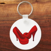 Sleutelhanger Rode schoenen (Voorkant)