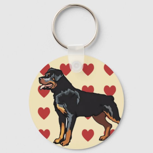 Sleutelhanger - Rottweiler (Voorkant)