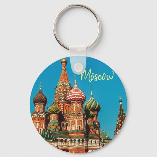 Sleutelhanger Rusland op het Rode Plein van de Mos (Voorkant)