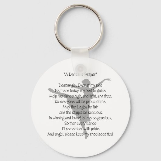 Sleutelhanger(s) van de danseres sleutelhanger (Voorkant)