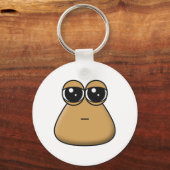 Sleutelhanger - Sad Baby Pou (Achterkant)