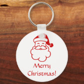 Sleutelhanger - Santa's Face (Voorkant)