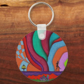 Sleutelhanger schijfGolf - Label tas (Voorkant)