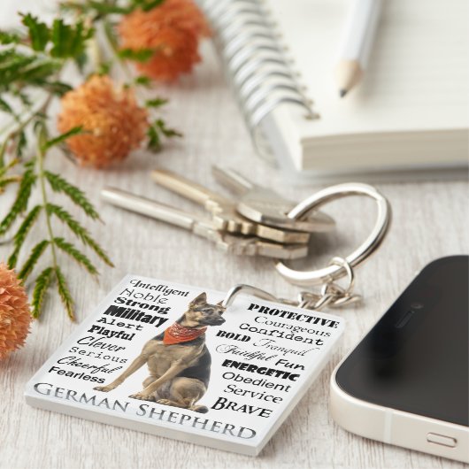 Sleutelhanger Shepherd Traits (Voorkant Rechts)