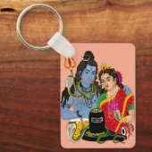 Sleutelhanger Shiva Parvati (Voorkant)