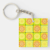 Sleutelhanger sinaasappels en lemmetjes (Voorkant)