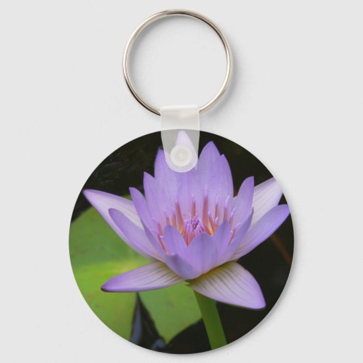 Sleutelhanger Soft Lavender Water Lily (Voorkant)