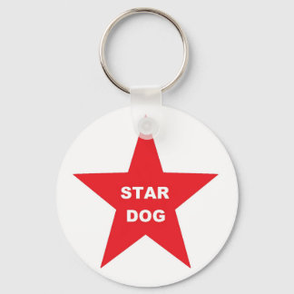 Sleutelhanger Star Dog op Red Star