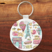 Sleutelhanger stelt pf pari - elementen in waterkl (Voorkant)