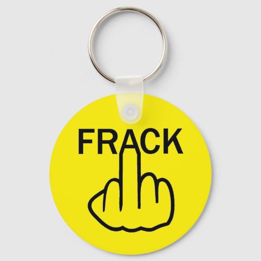 Sleutelhanger stoppen fracking (Voorkant)