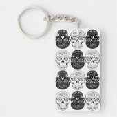Sleutelhanger suikerschedel GEPERSONALISEERD (Voorkant)