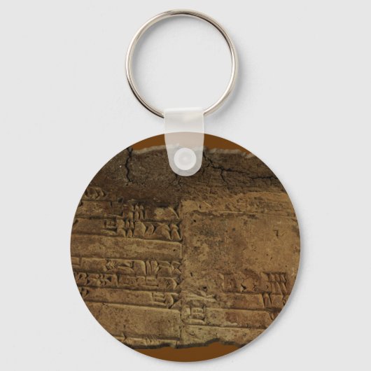 sleutelhanger "Sumerian Cuneiform Writing"-cadeau (Voorkant)
