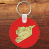 Sleutelhanger Syrische kaart (Voorkant)