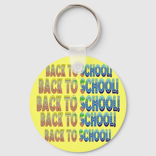 Sleutelhanger terug naar school (Voorkant)