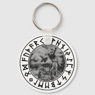 Sleutelhanger Thor rune schild