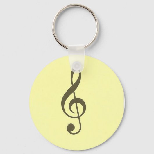 Sleutelhanger Treble Clef (Voorkant)