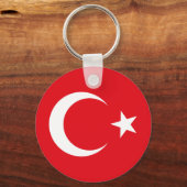 Sleutelhanger Turkije-vlag (Voorkant)
