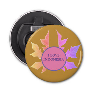 Sleutelhanger untuk indonesië button flesopener