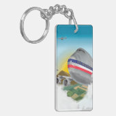 Sleutelhanger VA Jumbo Jet (Voorkant Links)