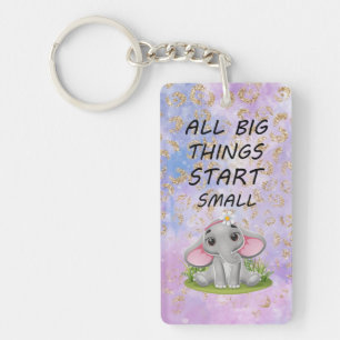 Sleutelhanger van acryl, rechthoek (dubbelzijdig)