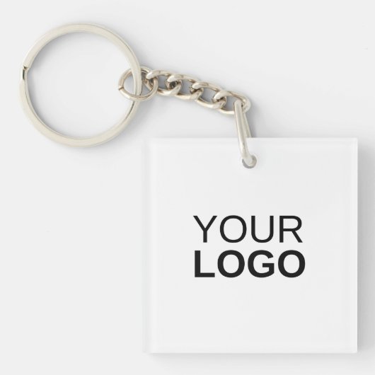 Sleutelhanger van acryl, vierkant (dubbelzijdig) S (Voorkant)