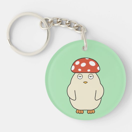 Sleutelhanger van acryl, vierkant (eenzijdig) (Voorkant)