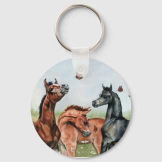 sleutelhanger van arabische paarden