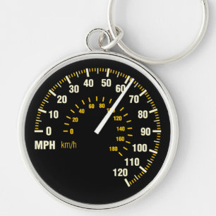 Sleutelhanger van autosnelheidsmeter