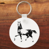Sleutelhanger van Button van prancingpaarden (Voorkant)