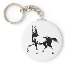 Sleutelhanger van Button van prancingpaarden