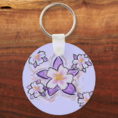 Sleutelhanger van Columbinebloem (Voorkant)