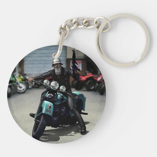 Sleutelhanger van de Anarchy Circle (Achterkant)