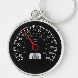 Sleutelhanger van de autosnelheidsmeter