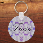 sleutelhanger van de blauwe kant van Tricia (Voorkant)
