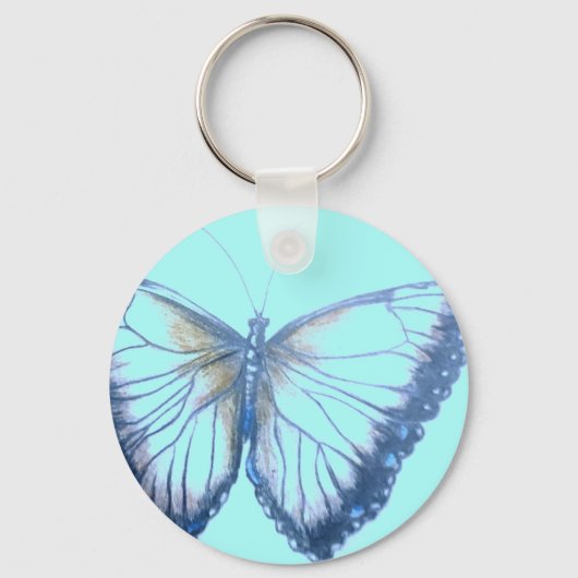 Sleutelhanger van de Button van de vlinder (Voorkant)