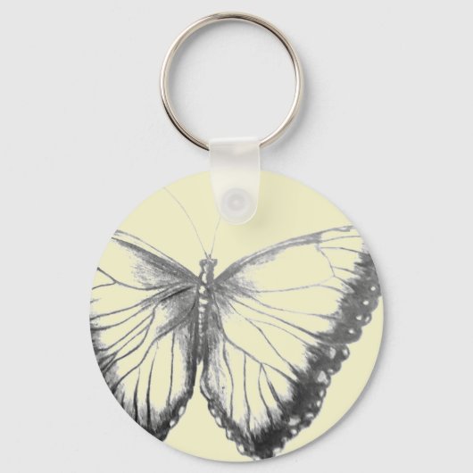 Sleutelhanger van de Button van de vlinder (Voorkant)