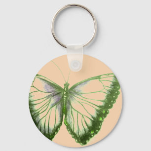 Sleutelhanger van de Button van de vlinder