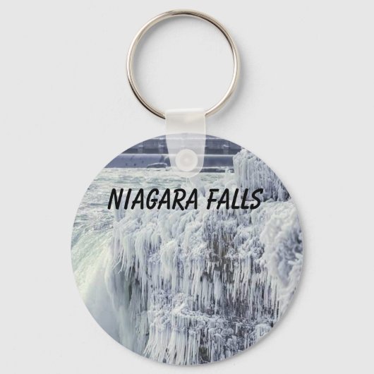 Sleutelhanger van de Button van Niagara Herfsten, (Voorkant)